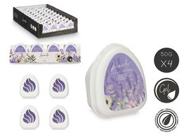 Acorde Set 4 Ambientadores Mini Lavanda 24x7x4.3cm (Set de 12)