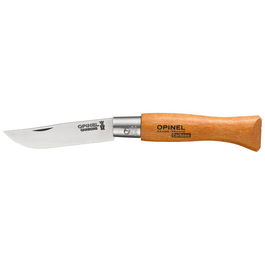 Opinel Navaja Nº 5 Acero Carbono Hoja 6 cm Mango Haya Barniz Teñido