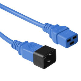 MicroConnect Cable de Alimentación Azul C20 a C19, 0.9M, PE2019B09