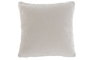 DKD Home Decor Cojín de Chenilla Bordado Crema 45x15x45 cm