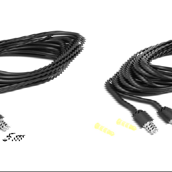 DeLOCK Cable de audio 3.5 mm macho a macho (4 polos, 5 metros, negro, ref. 83438)