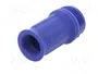 HARTING Carcasa para conectores redondos Han® F+B azul recto IP67/IP6K9K M25