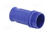 HARTING Carcasa para conectores redondos Han® F+B azul recto IP67/IP6K9K M25