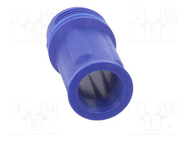 HARTING Carcasa para conectores redondos Han® F+B azul recto IP67/IP6K9K M25