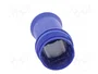 HARTING Carcasa para conectores redondos Han® F+B azul recto IP67/IP6K9K M25