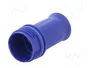 HARTING Carcasa para conectores redondos Han® F+B azul recto IP67/IP6K9K M25