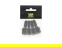 OMP Juego de 4 Tornillos M12x1.5 Conico Largo 28 mm Llave 17 Negro DIN 10.9 - Ref. OMPS09521201