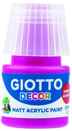 Pintura Acrilica Giotto 25 Ml (Bote) Magenta (Set de 6)