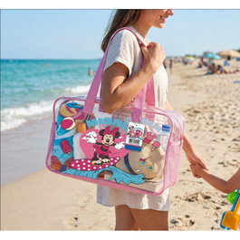 Disney Bolsa de Playa Minnie Transparente 50x40cm PVC
