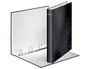 Leitz Wow Carpeta de 2 anillas 25 mm cartón plastificado Din A4+ Negro
