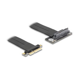 DeLOCK 81506 Adaptador Riser PCI Express 3.0 x4 a U.2 SFF-8639 para SSD con Cable de 30 cm y Angulo de 90 Grados
