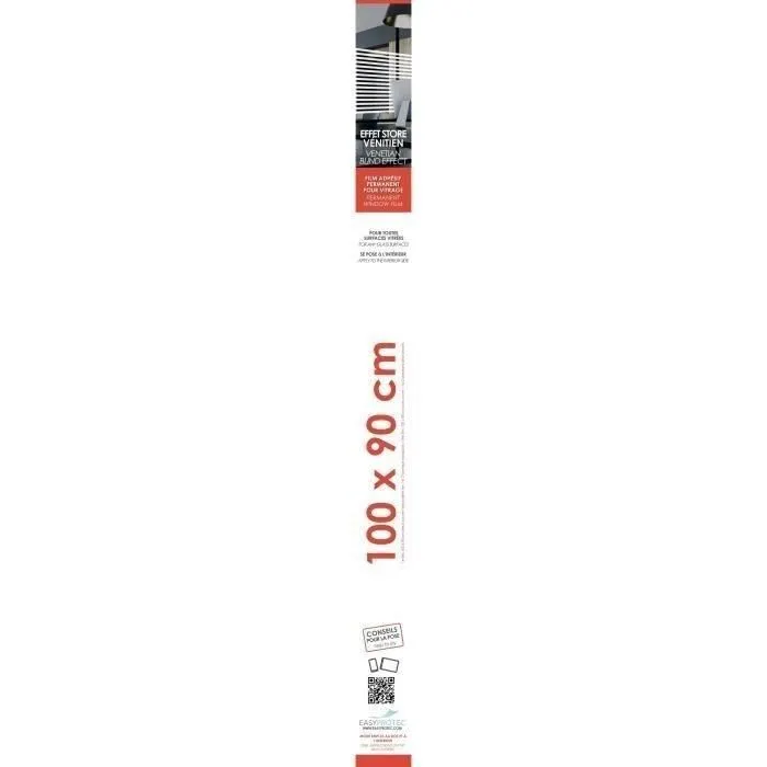 Easy Protec AUC3700613393588 Película Adhesiva para Ventanas Persiana Veneciana 100 x 90 cm