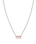 Rosefield Iggy Multi drop necklace rosegold JMDNR-J052