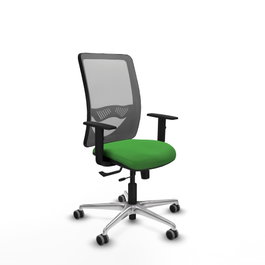 PIQUERAS Y CRESPO Silla de oficina Zulema Verde con Malla Gris