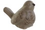 DKD Home Decor Figura de Pájaro en Gres Mate Marrón