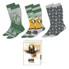 Cerdá Pack Calcetines 3 Piezas The Mandalorian T3845 Talla 38/45