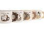 DKD Home Decor Mug Scandi Porcelana New Bone Beige Marron 9 x 8 x 13.5 cm 12 Unidades 335ml