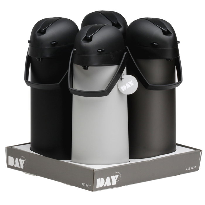 Day Termo Dispensador 1,9 L Colores Surtidos Negro Gris Claro Gris Oscuro