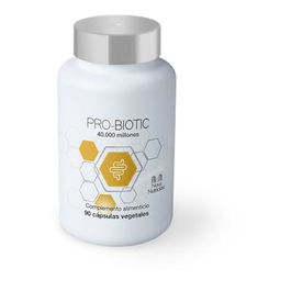 N&N NOVA NUTRICION Pro-Biotic 40.000 90 Cap. Complemento Alimenticio Probióticos Vegano Sin Gluten Sin Lactosa