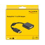 DeLOCK Adaptador DisplayPort 1.1 macho a DVI-D hembra negro