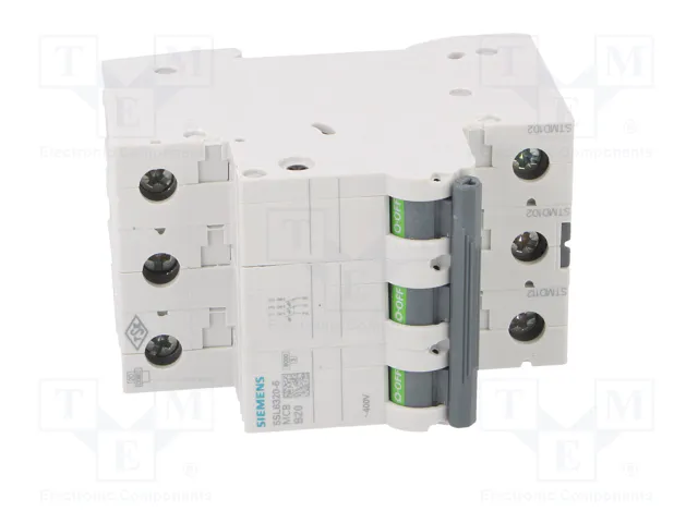 SIEMENS 5SL6320-6 Interruptor magnetotérmico 3 polos 20A Característica B