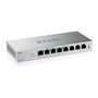 Zyxel GS1200-8HPV3 Switch de Escritorio Gestionado L2 8 Puertos Gigabit con 4 PoE+ y 68W, Web Managed, 16Gbps, Sin Ventilador