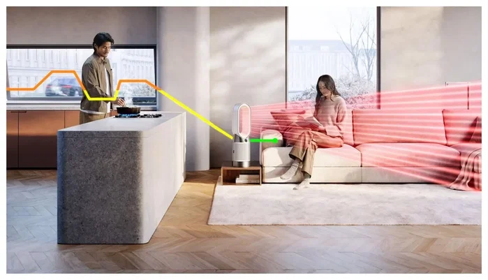 Dyson Purifier Hot+Cool HP1 Purificador, Calefactor y Ventilador 3 en 1 Plateado