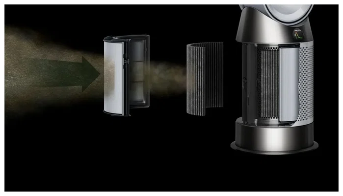 Dyson Purifier Hot+Cool HP1 Purificador, Calefactor y Ventilador 3 en 1 Plateado