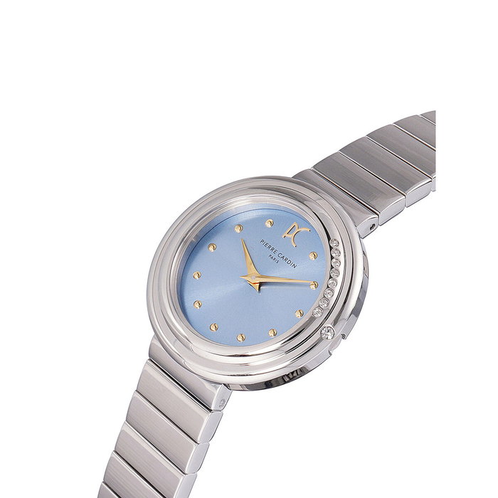 Pierre Cardin CF.1010.MS Reloj Analógico para Mujer con Esfera Azul