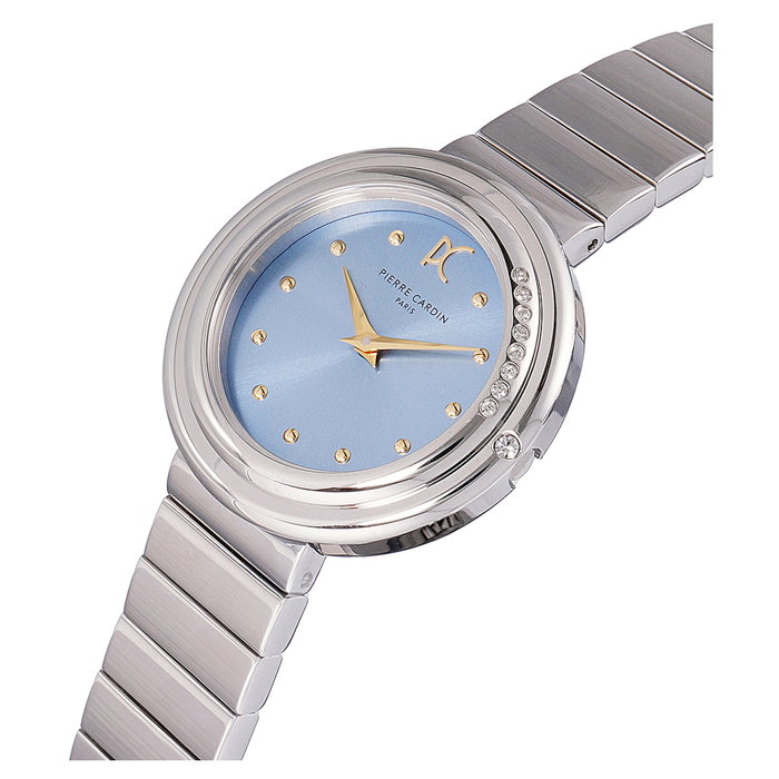 Pierre Cardin CF.1010.MS Reloj Analógico para Mujer con Esfera Azul
