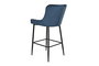 DKD Home Decor Taburete Moderno Azul Marino Poliester Metal 58 x 96.5 x 47 cm