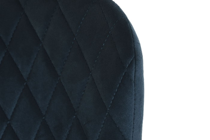DKD Home Decor Taburete Moderno Azul Marino Poliester Metal 58 x 96.5 x 47 cm