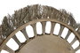DKD Home Decor Espejo de Fibra Natural 60x60 cm