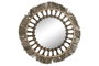 DKD Home Decor Espejo de Fibra Natural 60x60 cm