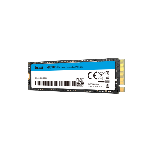 Lexar LNM610P500G-RNNNG SSD M.2 NVMe 500 GB PCI Express 3.0