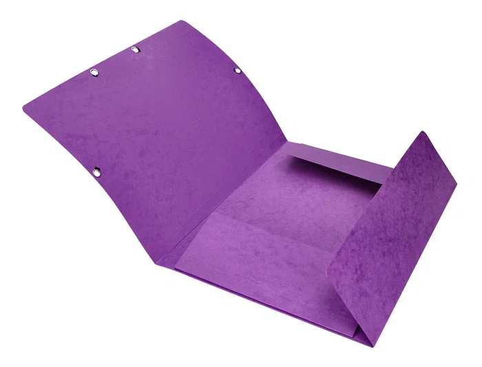 Q-connect Carpeta Solapas KF02171 Cartón Símil Prespán DIN A4 Violeta 320x243 mm