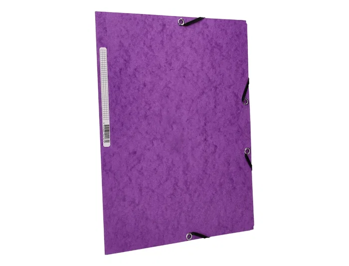 Q-connect Carpeta Solapas KF02171 Cartón Símil Prespán DIN A4 Violeta 320x243 mm