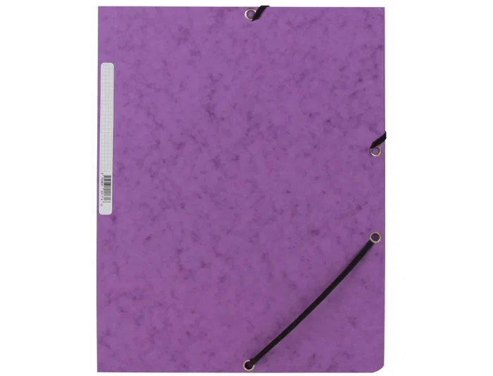 Q-connect Carpeta Solapas KF02171 Cartón Símil Prespán DIN A4 Violeta 320x243 mm