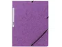 Q-connect Carpeta Solapas KF02171 Cartón Símil Prespán DIN A4 Violeta 320x243 mm