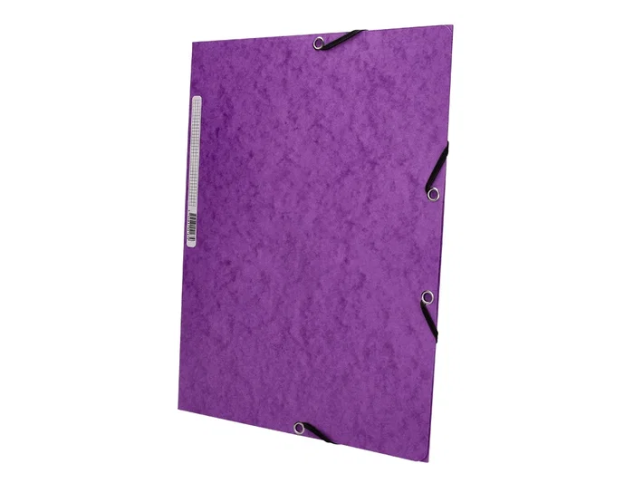 Q-connect Carpeta Solapas KF02171 Cartón Símil Prespán DIN A4 Violeta 320x243 mm