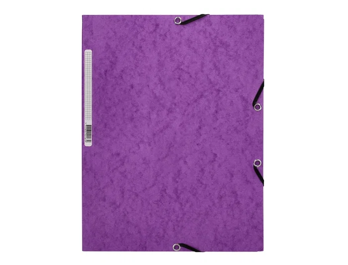 Q-connect Carpeta Solapas KF02171 Cartón Símil Prespán DIN A4 Violeta 320x243 mm