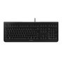 Cherry KC 1000 Teclado Alámbrico USB Negro QWERTY Portugués, Formato Completo con Teclado Numérico, Compatible con Windows