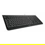 Cherry KC 1000 Teclado Alámbrico USB Negro QWERTY Portugués, Formato Completo con Teclado Numérico, Compatible con Windows