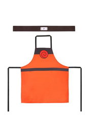 SD TOYS Delantal Naruto Shippuden con Símbolo de la Hoja y Banda para la Cabeza