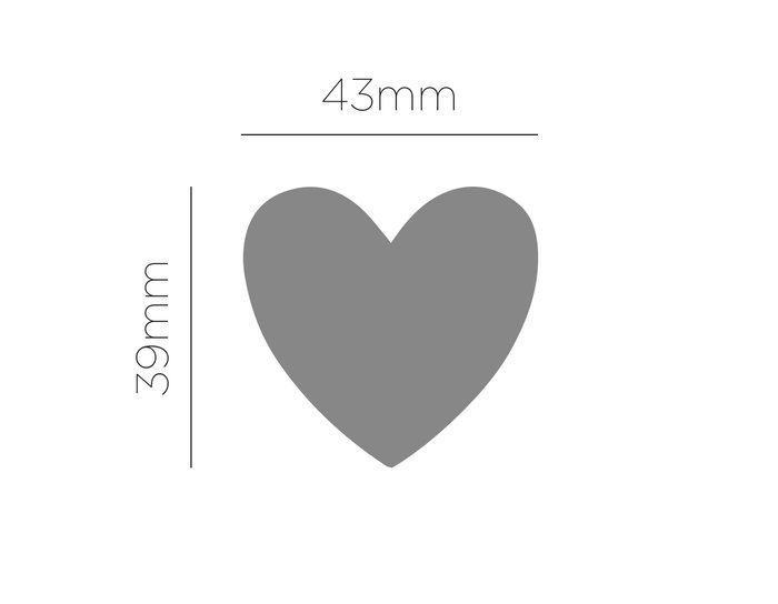 Innspiro Troqueladora de figuras Eva Foam Punch corazón 50mm