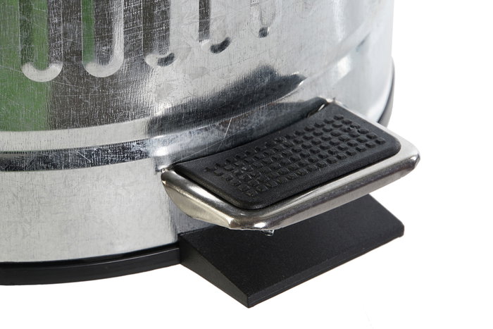 DKD Home Decor Papelera Plateado Hierro y PP 20 x 31 x 20 cm