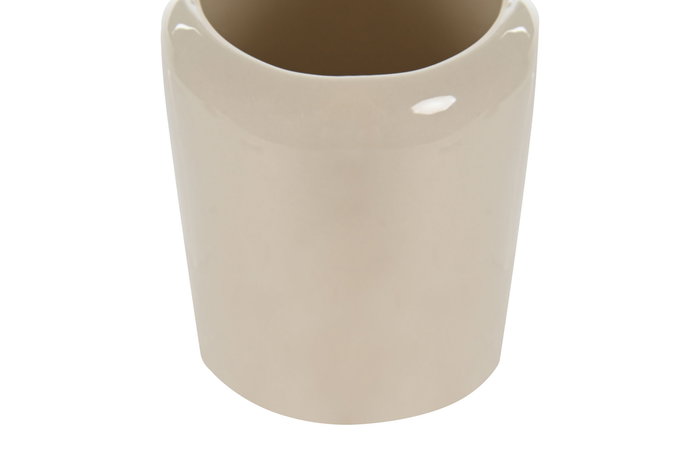 DKD Home Decor Vaso Crema Dolomita 9 x 11 x 9 cm (4 Unidades)