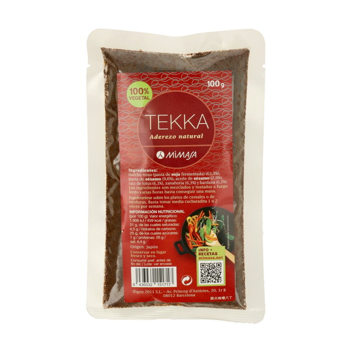 MIMASA TEKKA en polvo 100g MIMASA TEKKA en polvo 100g