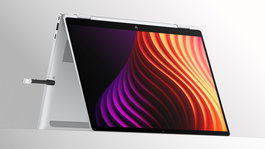 HP EliteBook X Flip G2i 14 pulgadas, Intel Core Ultra 7, 32 GB RAM, 1 TB SSD, Táctil, Plata