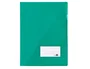 Liderpapel Carpeta dossier A4 con uñero, tarjetero y solapa interior, verde
